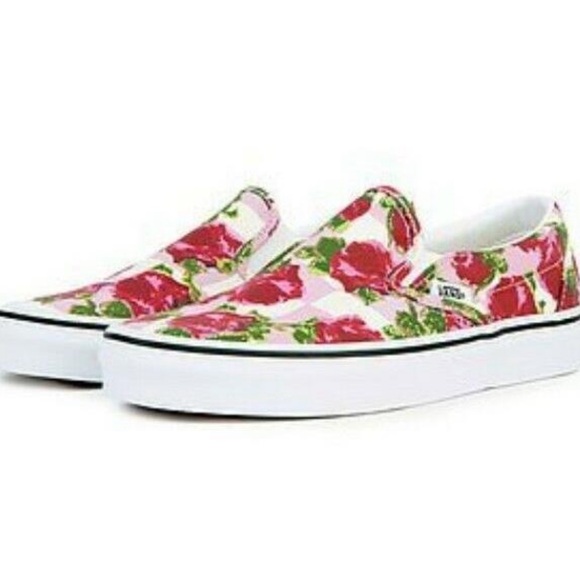 Vans Shoes - NWT Vans Romantic Floral Slip Ons Men sz 8.5/Women sz 10 with box.